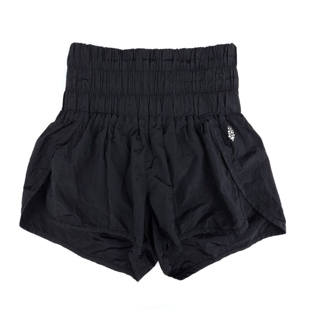 FREE PEOPLE Movement The Way Home Shorts Lined Woven Running XS Black Athleisure